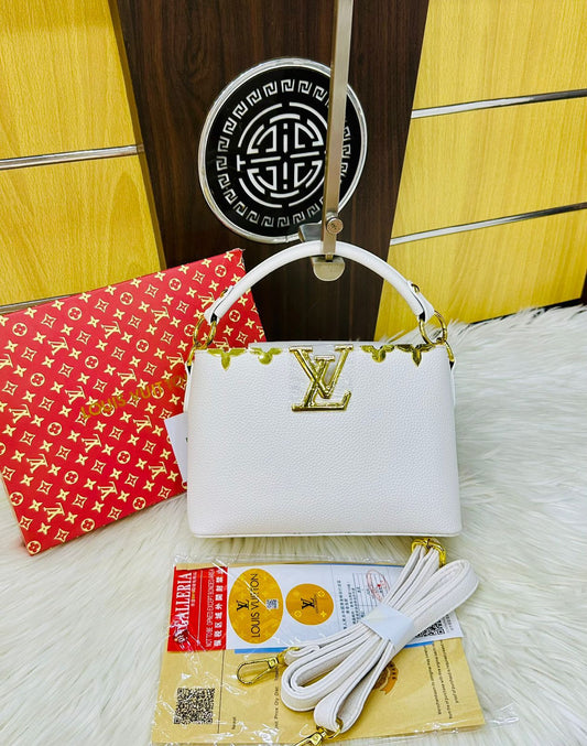 LOUIS VUITTON CAPUCINES – Women Bag (White)