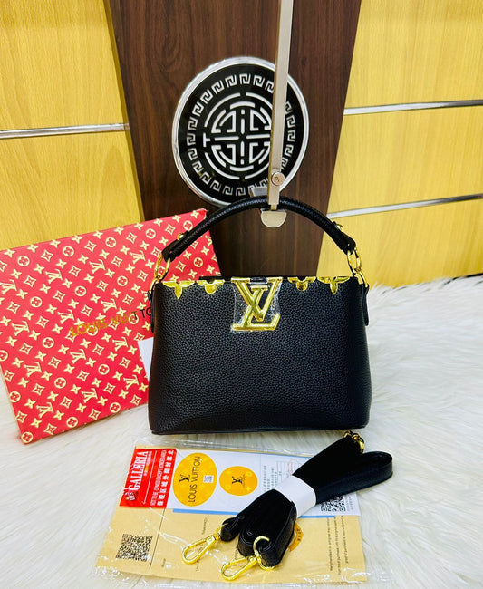 LOUIS VUITTON CAPUCINES – Women Bag (Black)