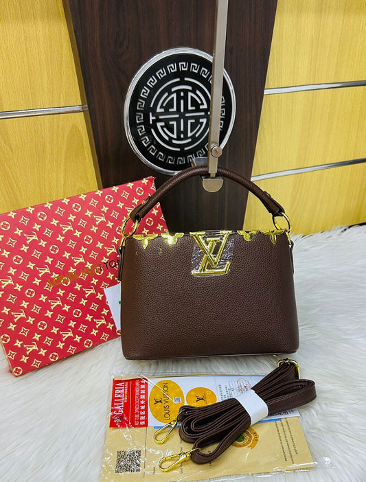 LOUIS VUITTON CAPUCINES – Women Bag (Chocolate)