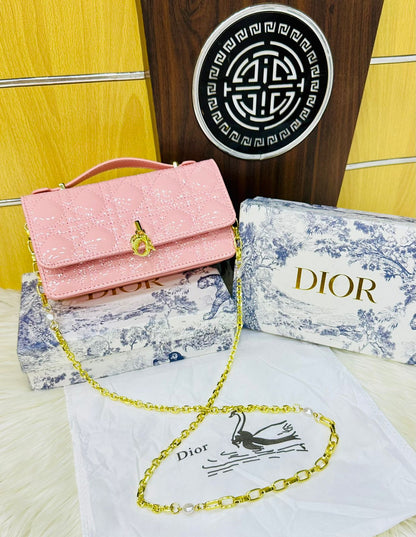 DIOR CROSSBODY – Women Bag (Pink)