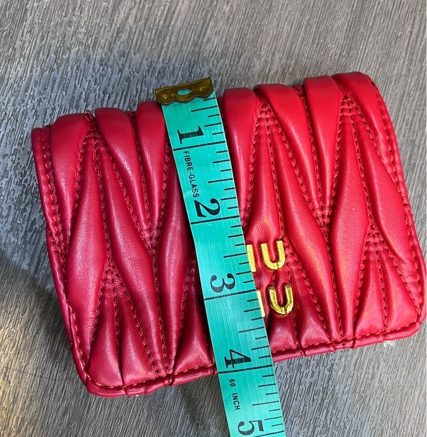 MIU MIU MORGAN – Women Card Case On Chain (Pink)