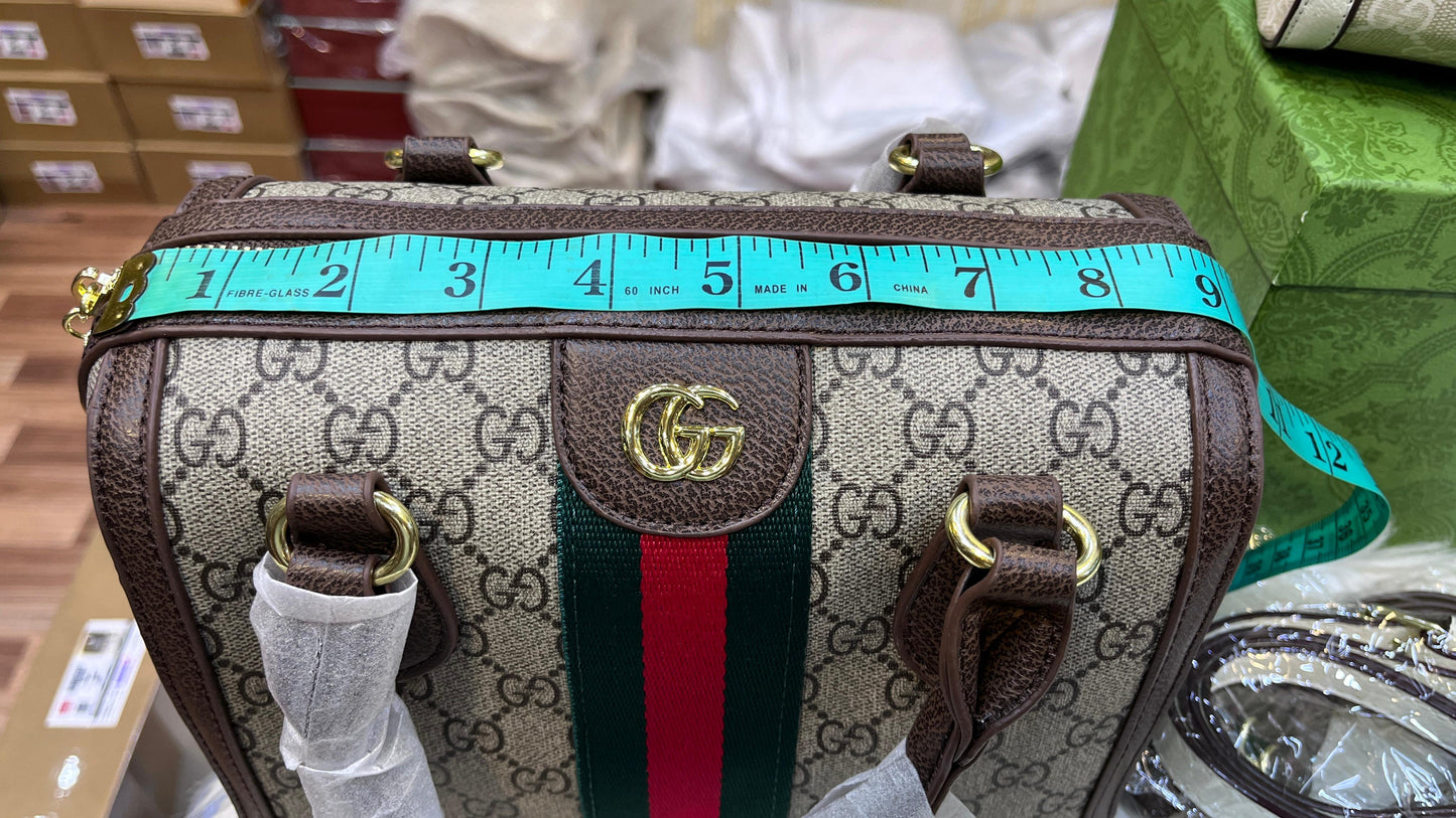 GUCCI OPHIDIA – Women Boston Bag (Off White)