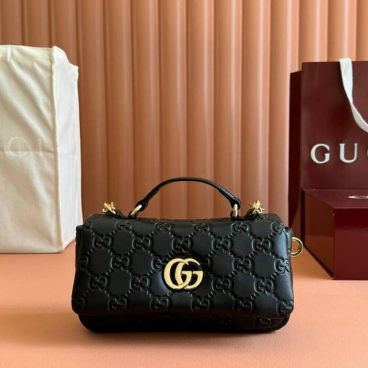 GUCCI GG MILANO – Women Small Top Handle Bag (Black)