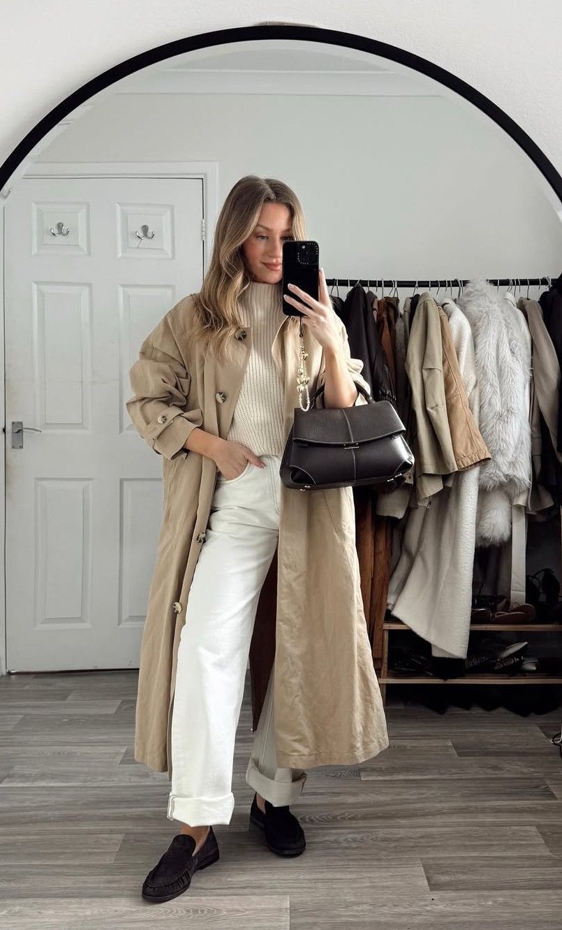 POLÈNE MOKKI – Women Handbag with Long Belt (Black)