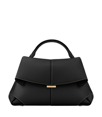 POLÈNE MOKKI – Women Handbag with Long Belt (Black)