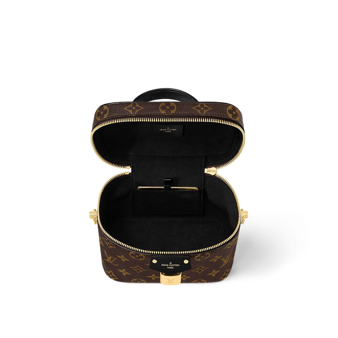 LOUIS VUITTON VANITY PM – Women Monogram Reverse Canvas Bag (Beige Brown)