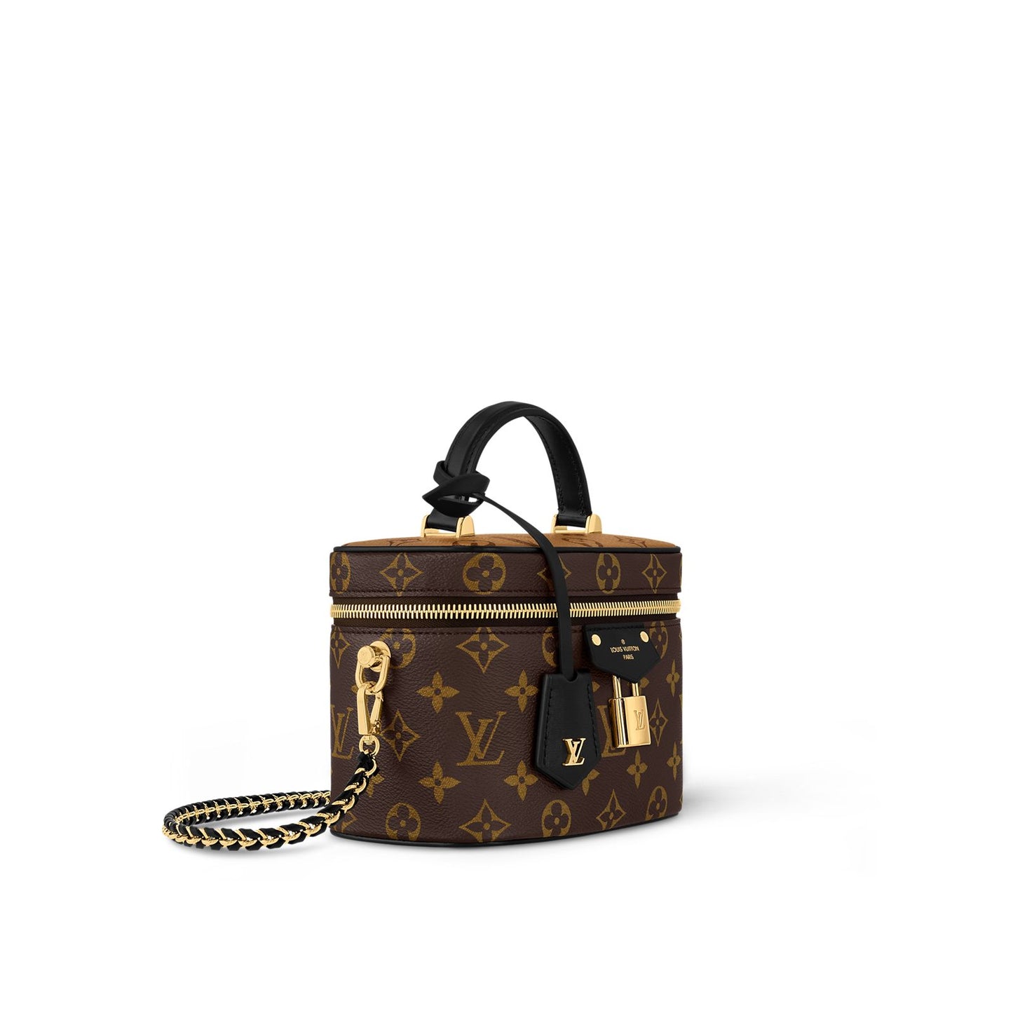LOUIS VUITTON VANITY PM – Women Monogram Reverse Canvas Bag (Beige Brown)
