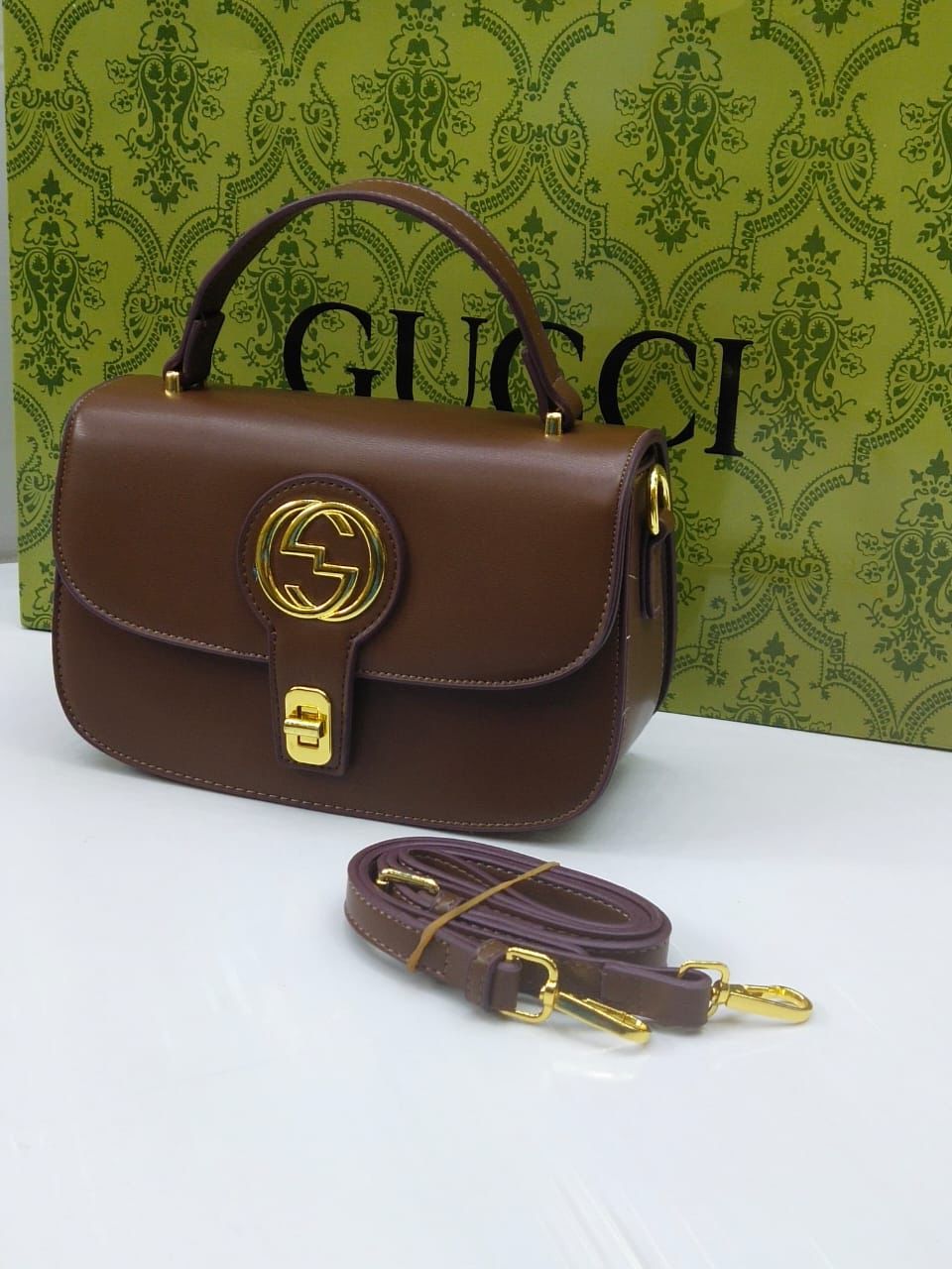 GUCCI CHAIN BAG – Women Shoulder Bag (Brown)
