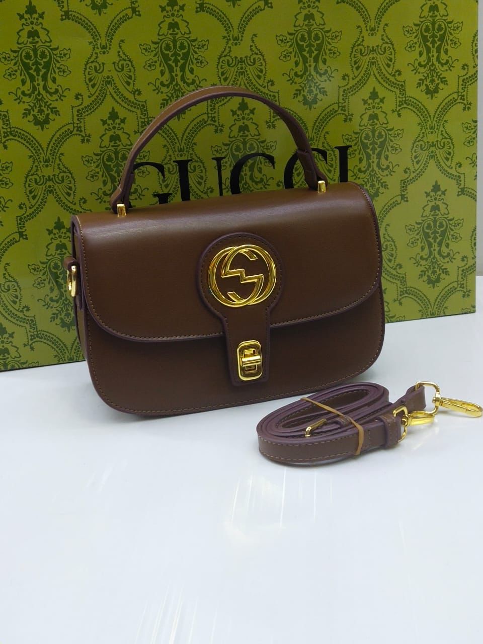 GUCCI CHAIN BAG – Women Shoulder Bag (Brown)