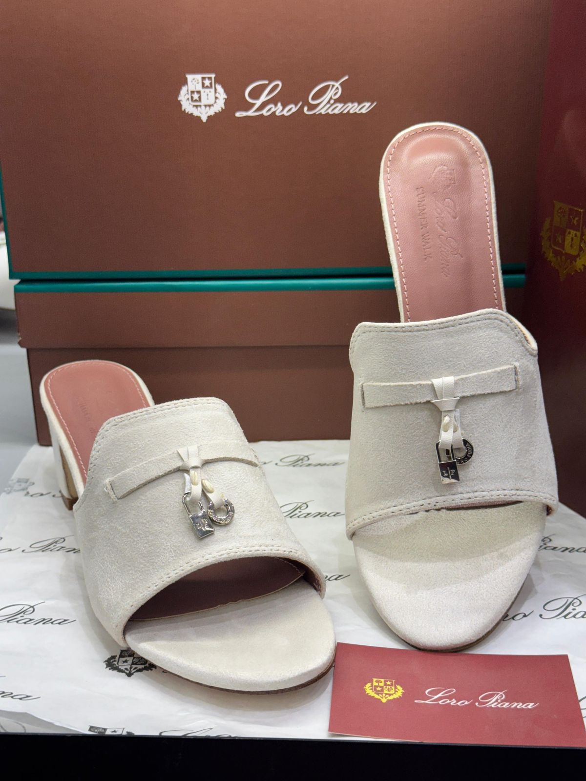 LORO PIANA SUMMER CHARMS – Women Sandals (Off White)