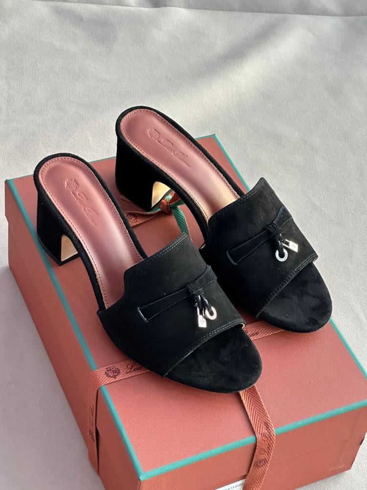 LORO PIANA SUMMER CHARMS – Women Sandals (Black)