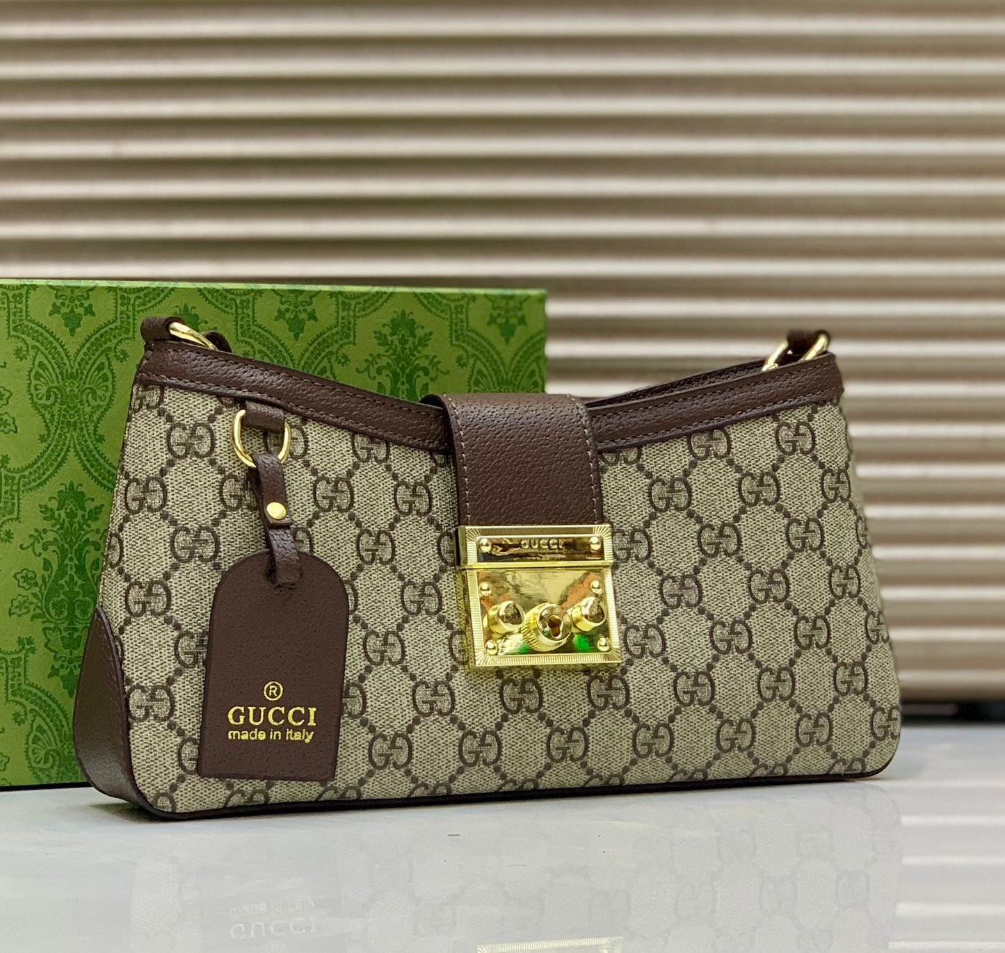 GUCCI PADLOCK – Women Shoulder Bag (New Design) (Chocolate)