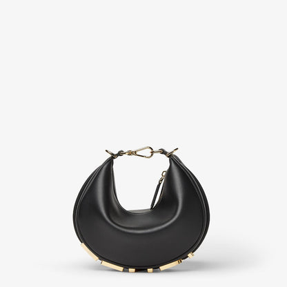 FENDI GRAPHY MINI – Women Bag | Luxury Leather Mini Hobo (Black)