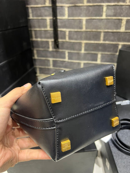 SAINT LAURENT LE 37 MINI – Women Bag | Shiny Leather Official Model (Black)