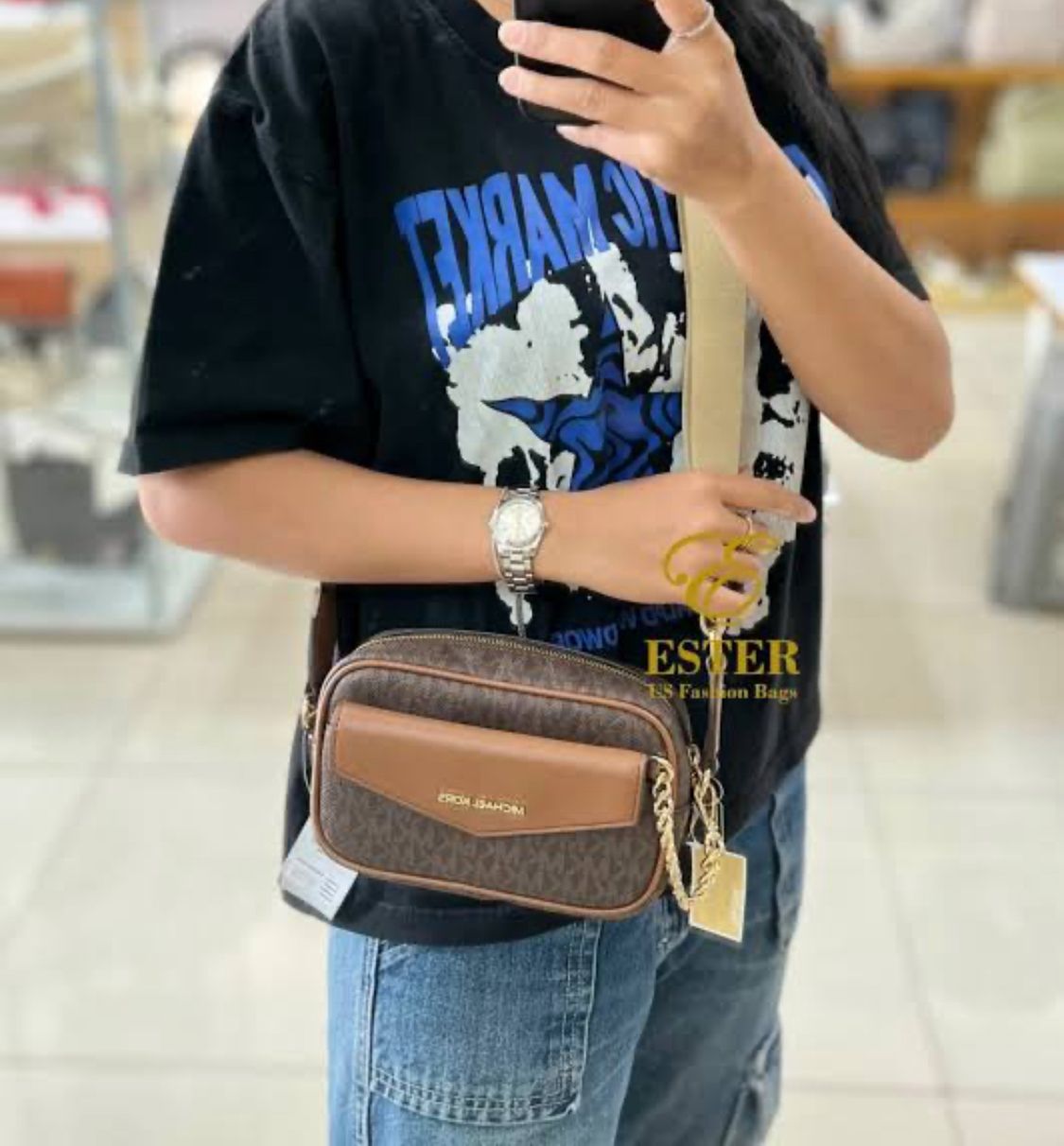 MICHAEL KORS – Women Bag | New Design Official Model | Premium Quality (Brown)