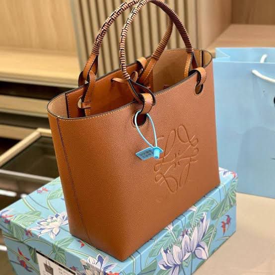 LOEWE – Women Bag | Premium Quality Handbag with Long Belt (Brown)