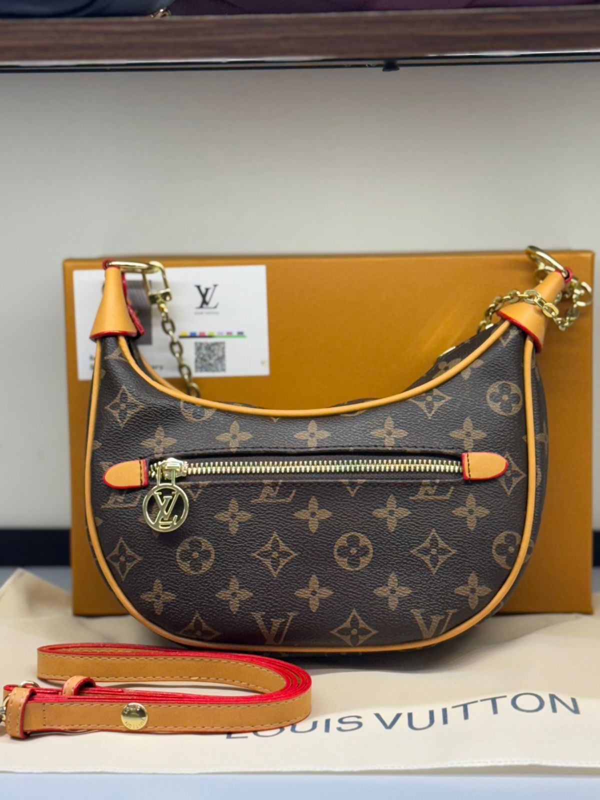 LOUIS VUITTON LOOP HOBO – Women Bag | Monogram & Monogram Reverse Canvas (Beige Brown)