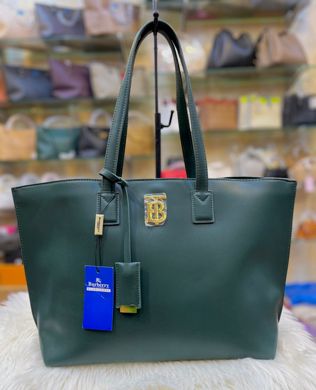 BURBERRY – Women Bag | Master Quality Tote | Signature Luxury Design (Green)