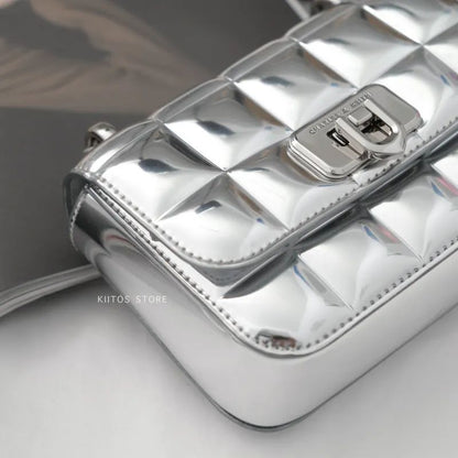 CHARLES & KEITH – Women Bag | New Design Official Model | Premium Quality (Silver)