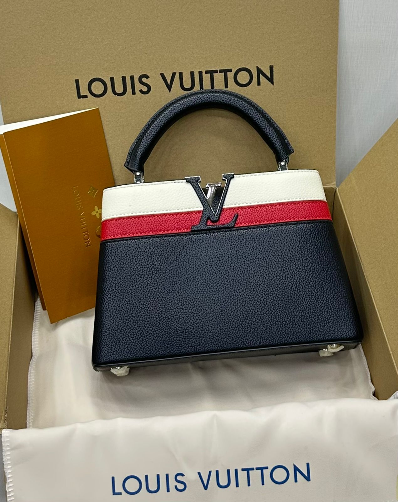 LOUIS VUITTON CAPUCINES – Women Bag | Premium Quality Luxury Handbag (Black Design-C)