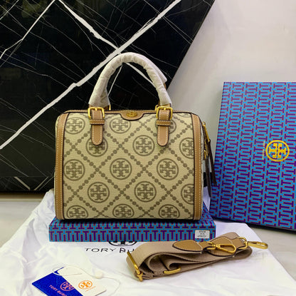 TORY BURCH Women Bag – Master Copy | High Quality Handbag (Brown Beige)