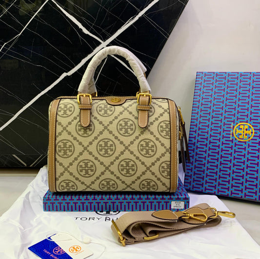TORY BURCH Women Bag – Master Copy | High Quality Handbag (Brown Beige)