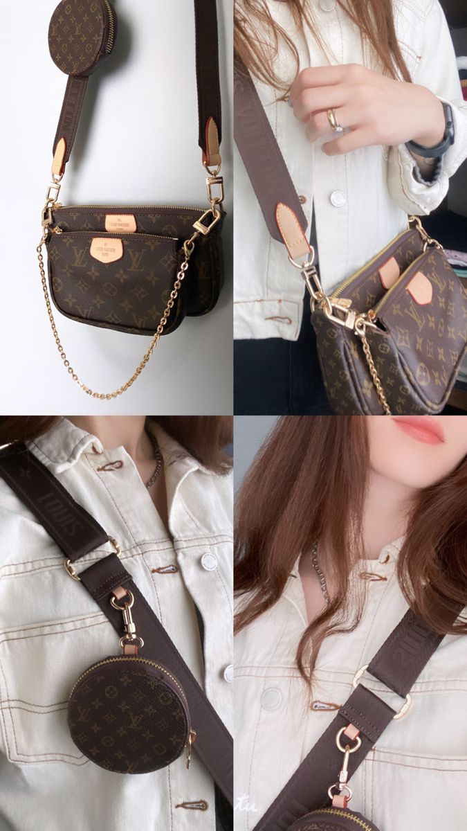 LOUIS VUITTON Multi Pochette Accessoires – Premium Women Bag | With Box & Dust Bag (Khaki)