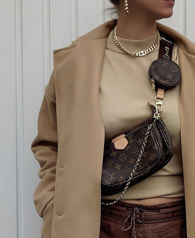 LOUIS VUITTON Multi Pochette Accessoires – Premium Women Bag | With Box & Dust Bag (Khaki)