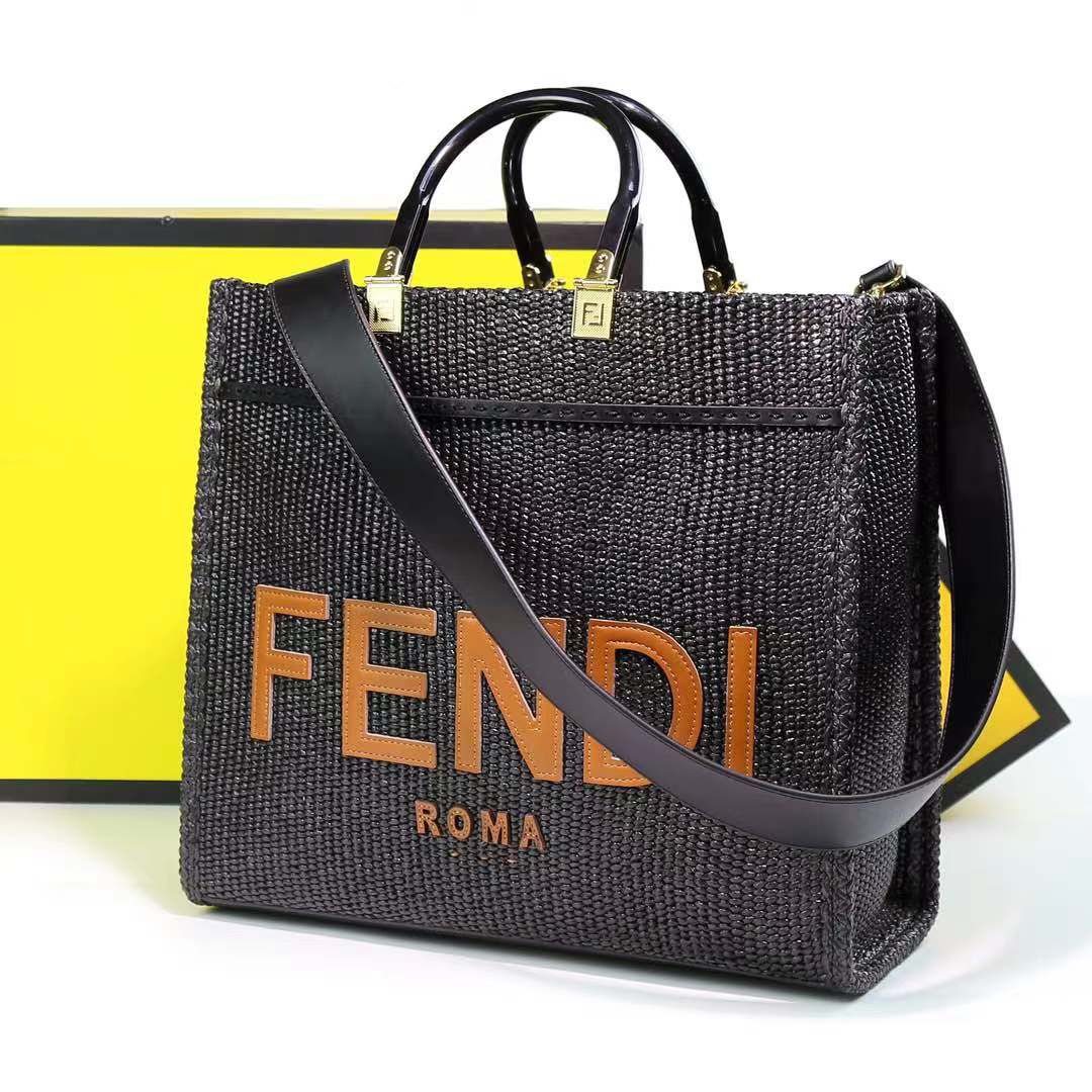 FENDI Women Bag – Premium Tote Bag | Master Series Quality (Black Brown)