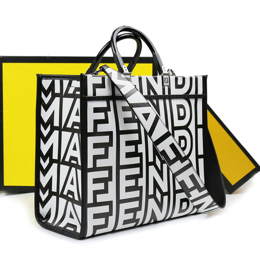 FENDI Women Bag – Premium Tote Bag | Master Series Quality (Black & White)