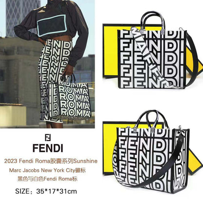 FENDI Women Bag – Premium Tote Bag | Master Series Quality (Black & White)