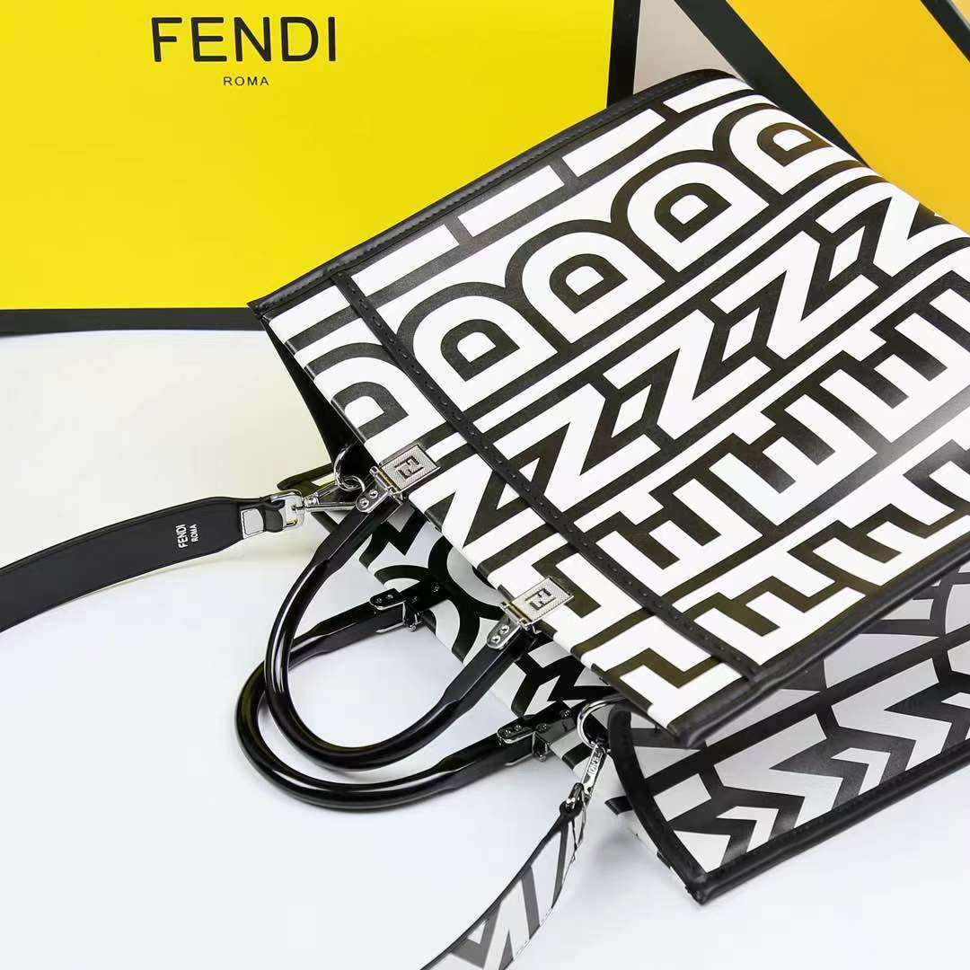 FENDI Women Bag – Premium Tote Bag | Master Series Quality (Black & White)