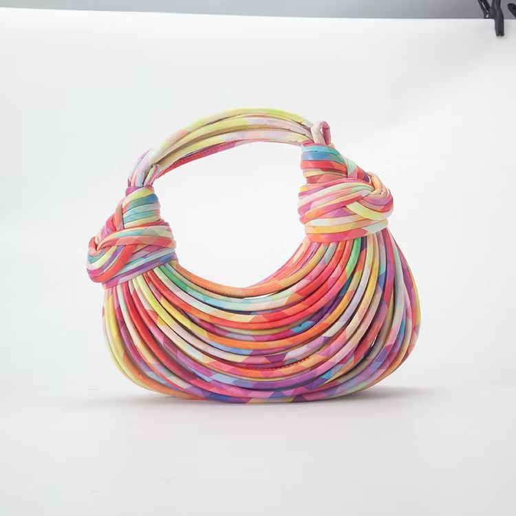 BOTTEGA VENETA Double Knot Women Bag – Premium Handbag with Signature Knotted Design (Mixed Colour Design B)