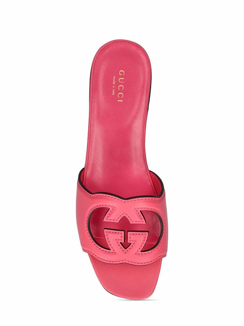 GUCCI Interlocking Sandals – Premium Imported Footwear (Pink)