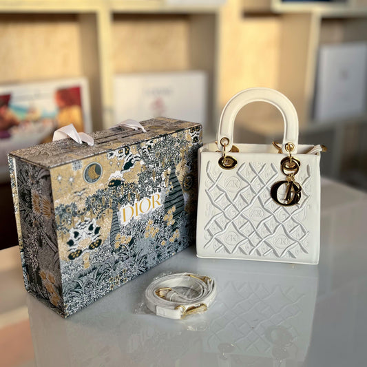 DIOR Hand Bag – Premium Women Bag (Cream)