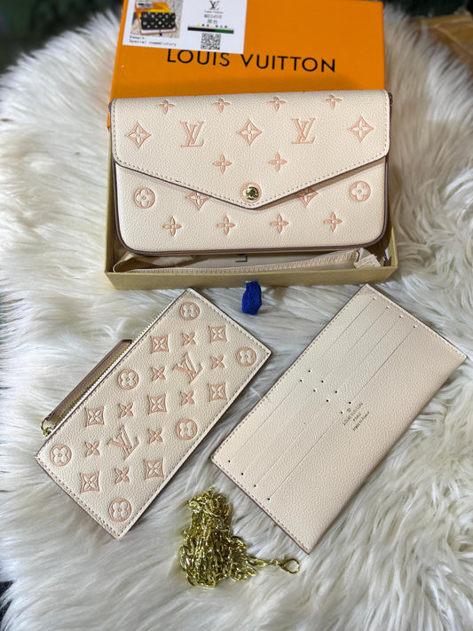 Louis Vuitton Pochette Félicie – Premium Women Bag (Cream Off White)