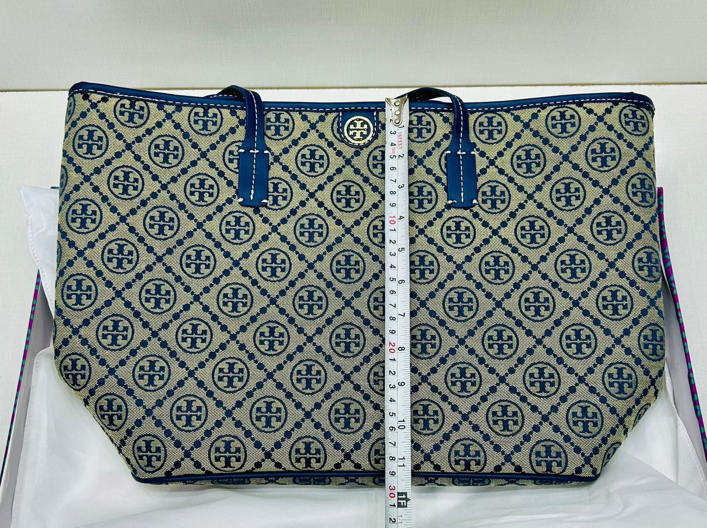 Tory Burch 2-Piece Tote Series – Premium Women Bag (Blue)