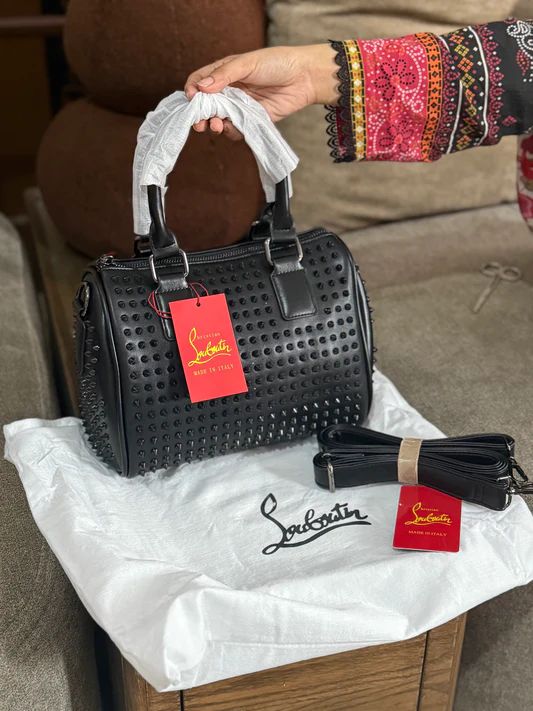 Christian Louboutin Paloma Medium Top Handle Bag – Premium Quality (Black)