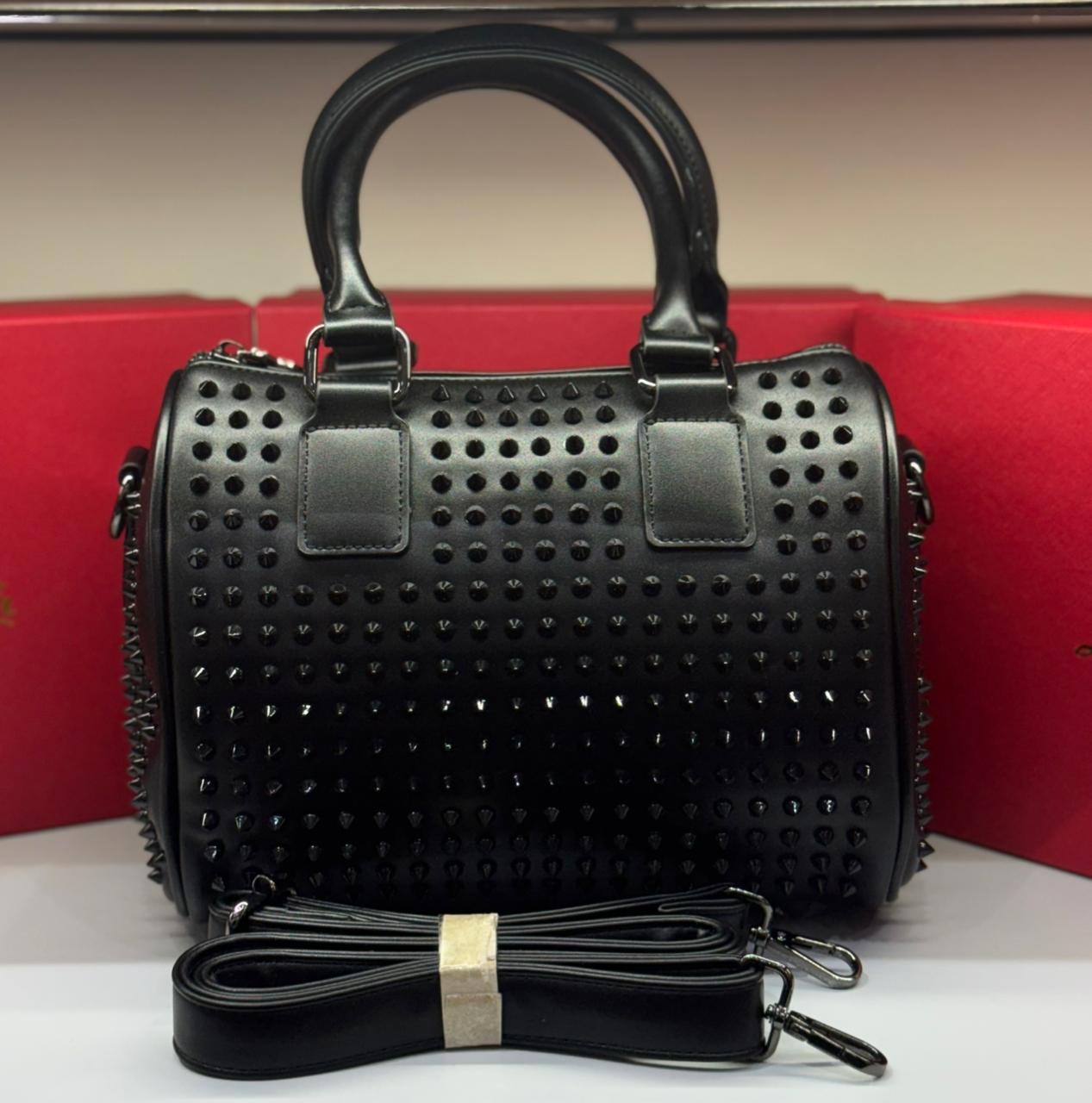 Christian Louboutin Paloma Medium Top Handle Bag – Premium Quality (Black)