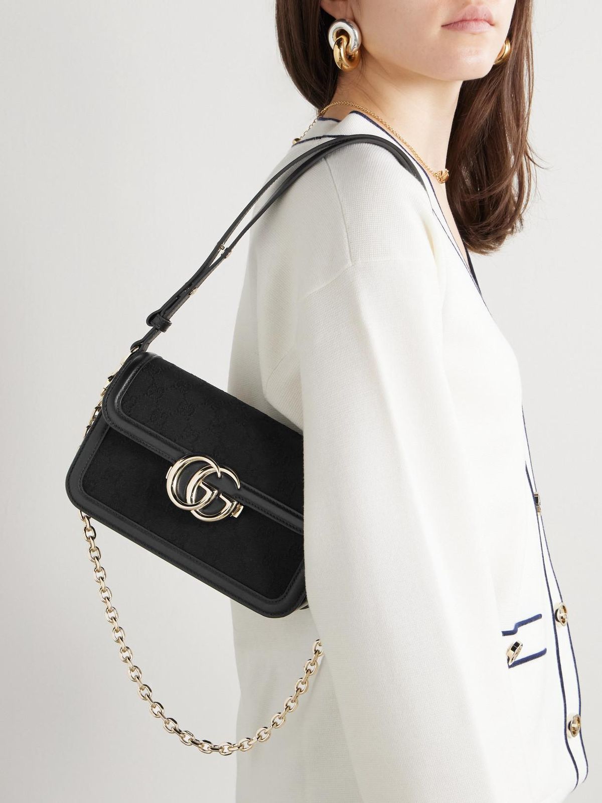Gucci Go Small Shoulder Bag – Premium Quality (Black)
