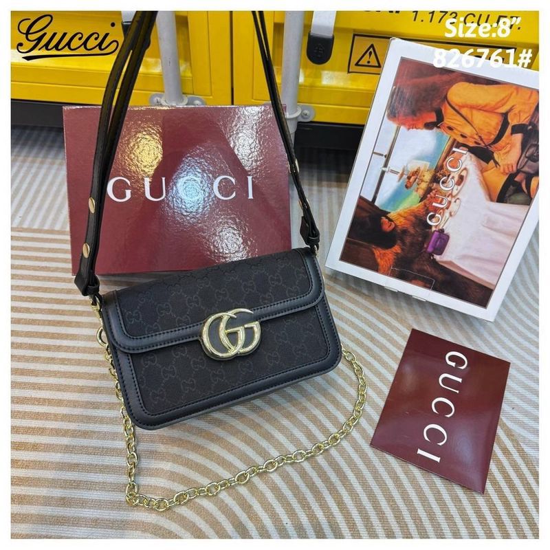 Gucci Go Small Shoulder Bag – Premium Quality (Black)