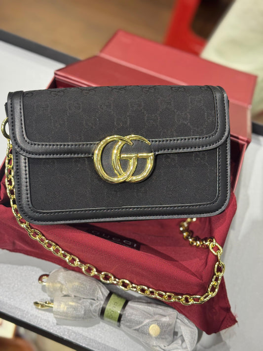 Gucci Go Small Shoulder Bag – Premium Quality (Black)