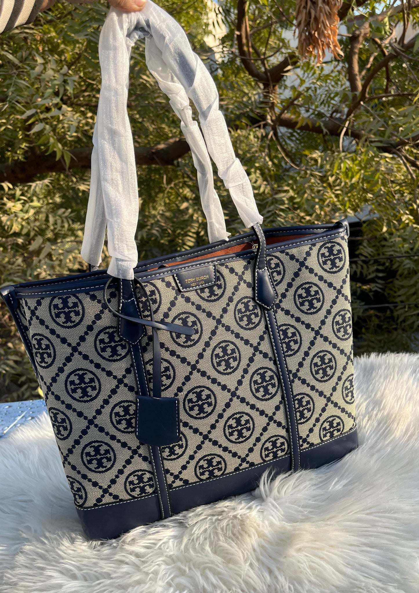 Tory Burch Master Quality Tote Bag – Premium Edition (Blue)