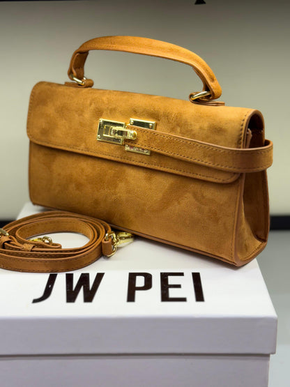 JW PEI Keyla Top Handle Bag – Vegan Leather | Premium Quality (Mustard)