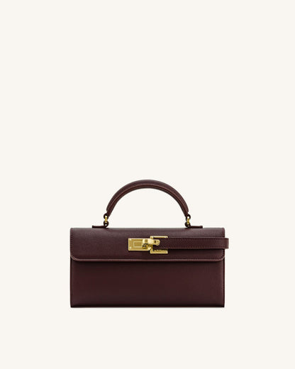 JW PEI Keyla Top Handle Bag – Vegan Leather | Premium Quality (Maroon)