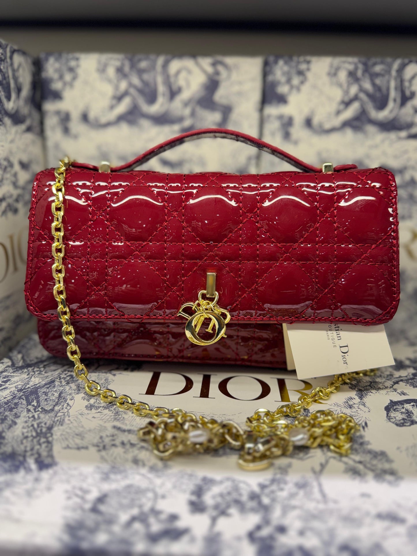 CHRISTIAN DIOR – MY DIOR MINI BAG (Red)