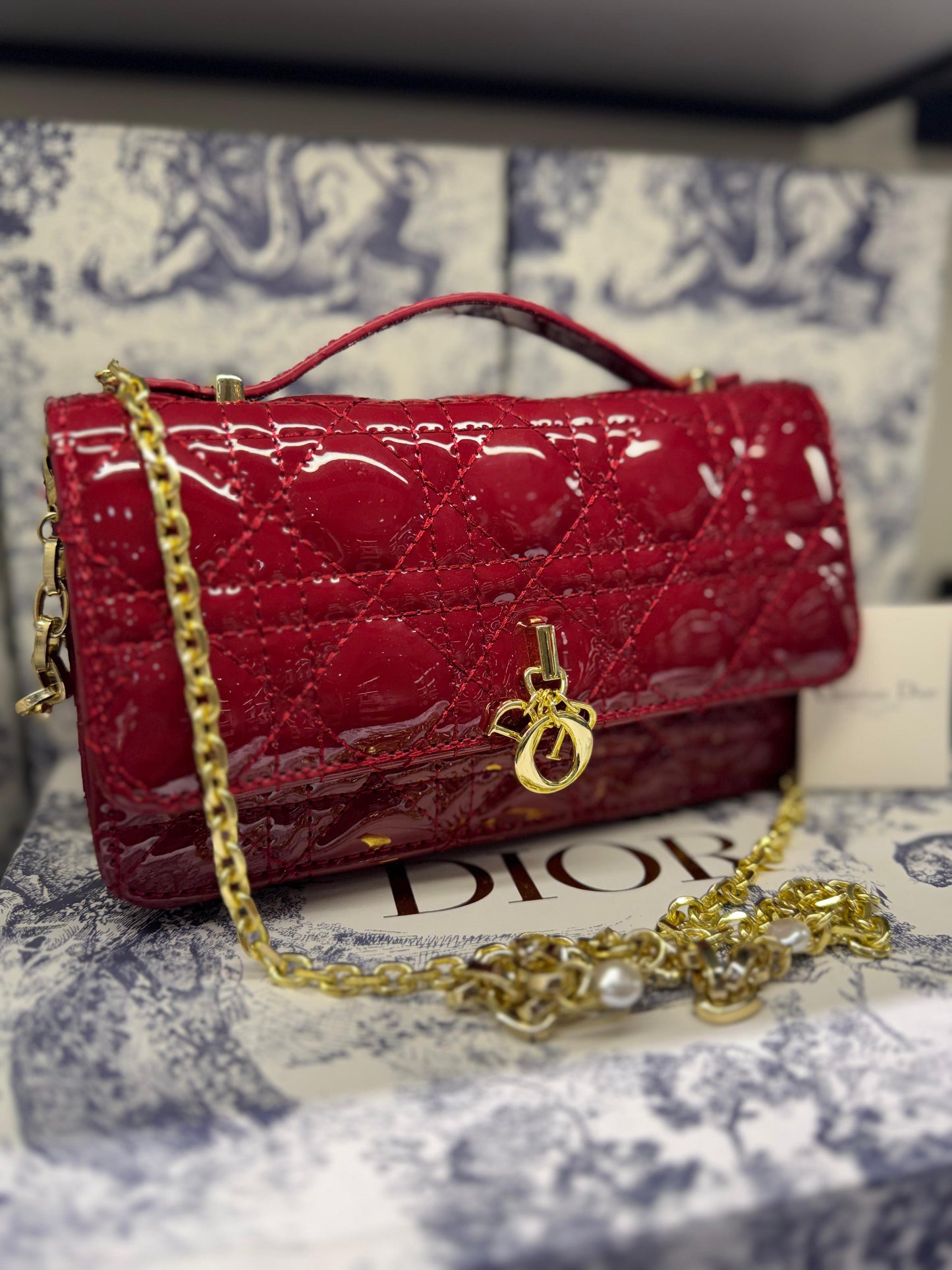 CHRISTIAN DIOR – MY DIOR MINI BAG (Red)
