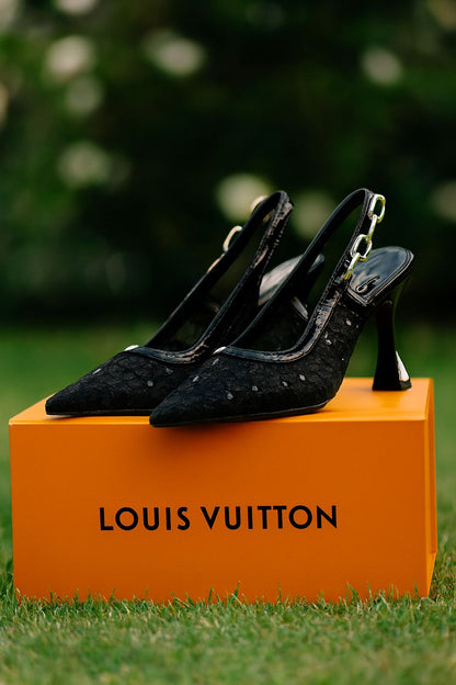 LOUIS VUITTON – PREMIUM QUALITY HEELS FOR WOMEN (Black)