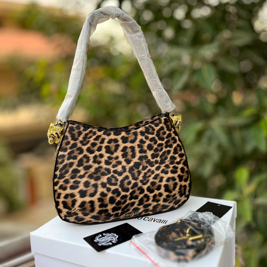 ROBERTO CAVALLI – PREMIUM CROSSBODY BAG (Tiger Skin Design)