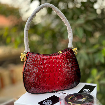 ROBERTO CAVALLI – PREMIUM CROSSBODY BAG (Ruby Red)